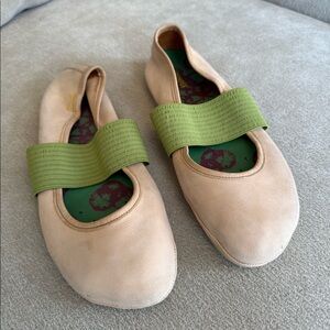 Camper leather flats